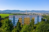 Helle 3-Raum-Wohnung mit toller Aussicht auf Saalfeld - Bernhardsgraben-26-32-Eingangsseite
