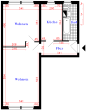 Helle 2-Raum-Wohnung für einen guten Preis - 2R re Stauffe 100-116